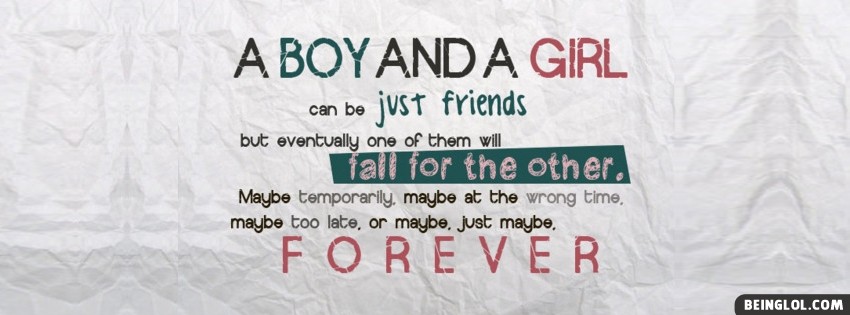 A Boy And A Girl Facebook Covers