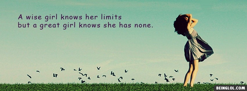 A Wise Girl.. Facebook Covers