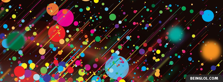 Abstract Color Streaks Facebook Covers