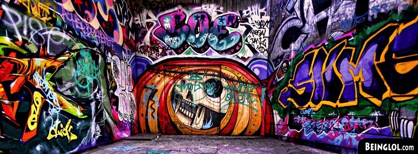 Abstract Street Art Facebook Covers