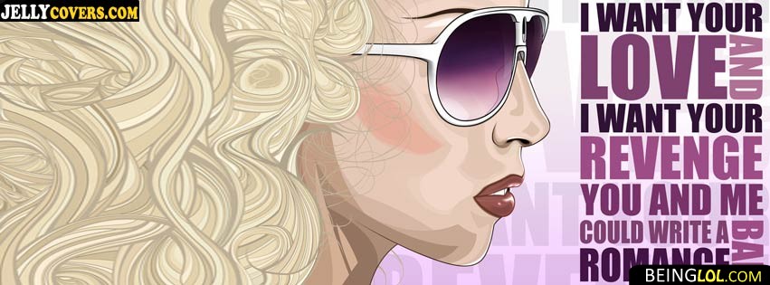 Bad Romance Facebook Covers