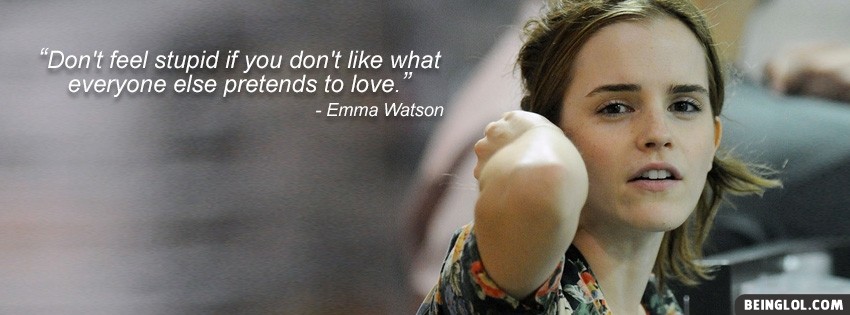 Beautiful Emma Watson Facebook Covers