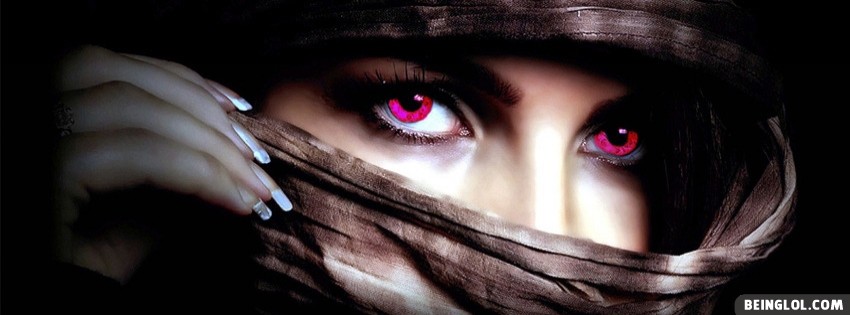 Beautiful Pink Eyes Facebook Covers