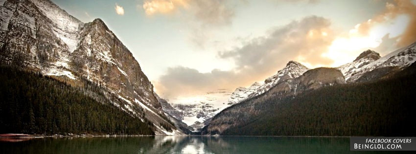 Beautiful View Of Mountains Facebook Covers