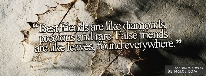 Best Friends Are Like Diamonds Facebook Covers