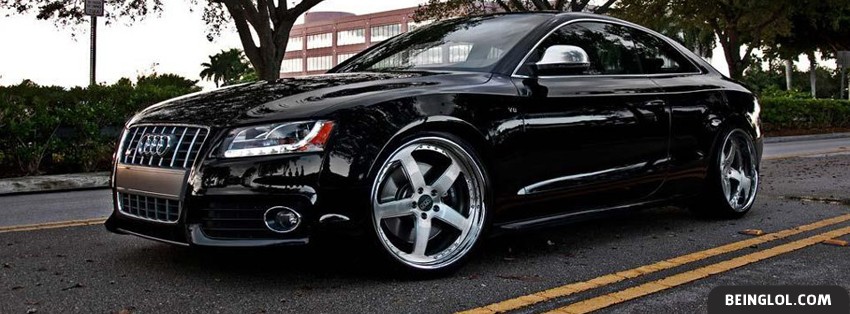Black Audi Facebook Covers