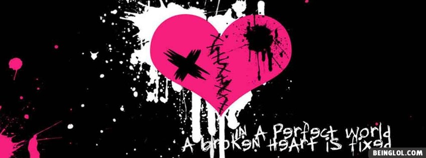 Broken Heart Facebook Covers