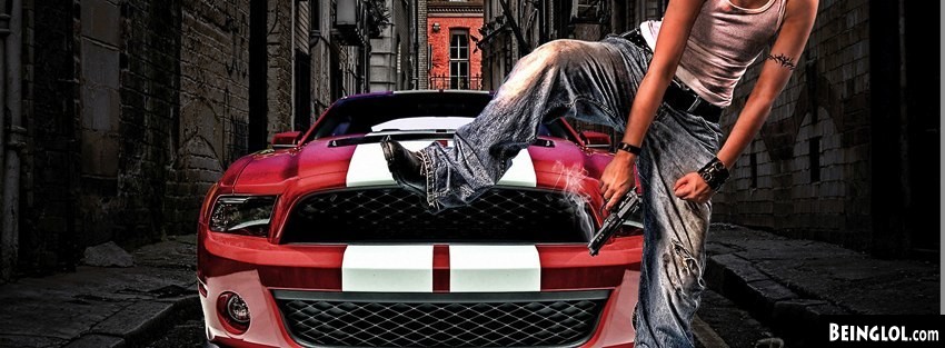 City Thug With Mustang Facebook Covers