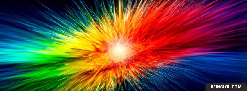 Colorful Burst Facebook Covers