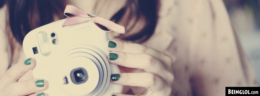 Cute Polaroid Camera Facebook Covers
