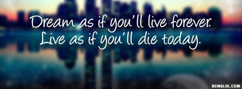 Dream As If You Facebook Covers