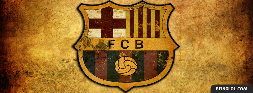 Fc Barcelona Faded Logo Facebook Covers