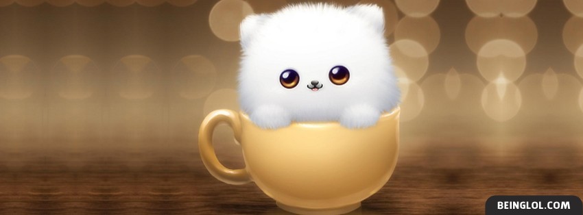 Fluffy In A Cup Facebook Covers