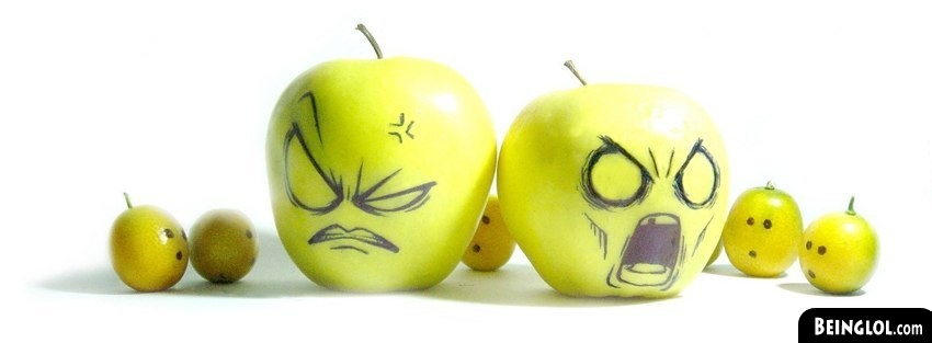 Funny Apples Facebook Covers