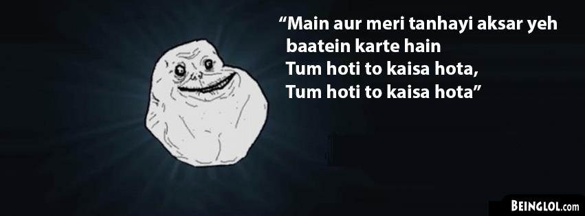 Funny Urdu Forever Alone Facebook Covers