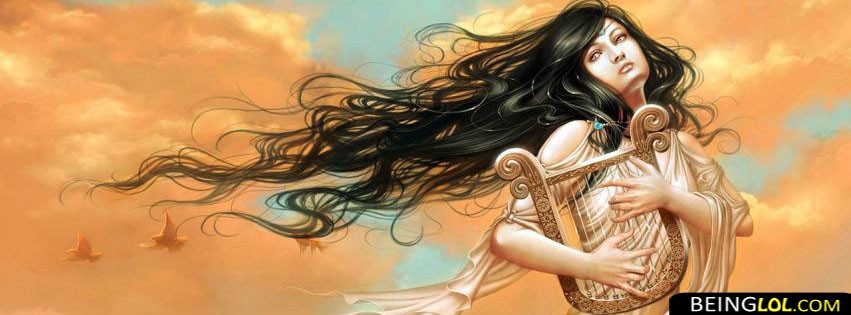 Girl With Instrument Fb Cover Facebook Covers