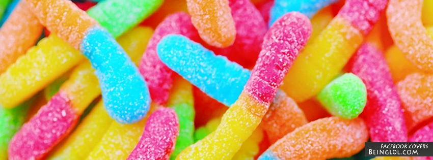 Gummy Worms Facebook Covers
