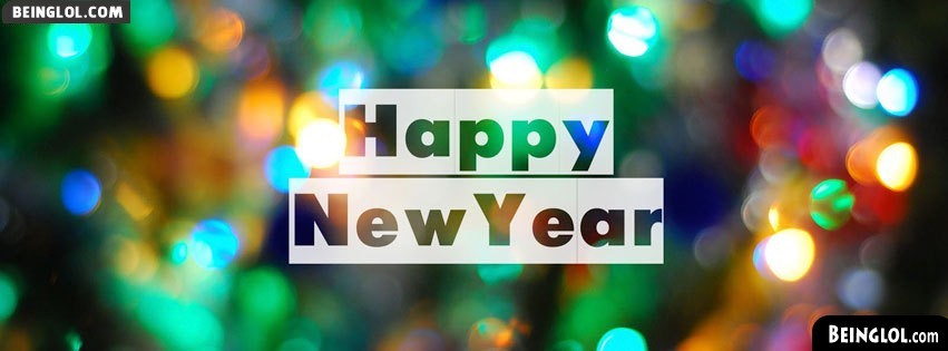 Happy New Year Lights Facebook Covers