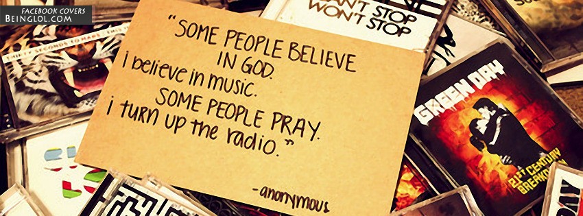 I Believe In Music Facebook Covers