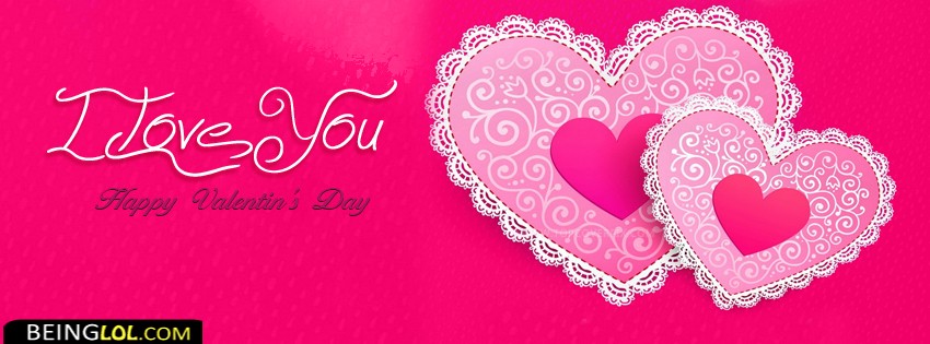 I Love You Happy Valentines Day Facebook Covers