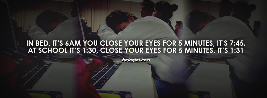 In Bed, It's 6am You Close Your Eyes For 5 Minutes Facebook Covers