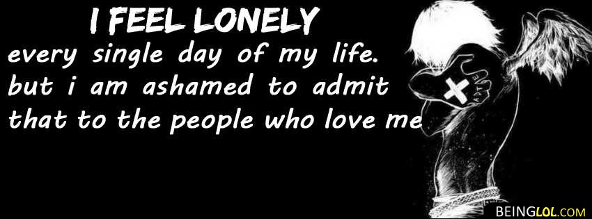 Lonely Quote Facebook Covers