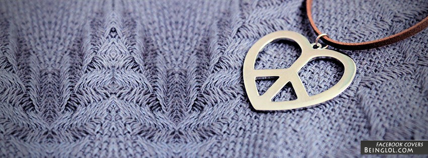 Love And Peace Pendant Facebook Covers