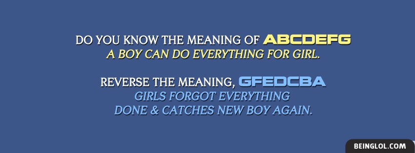 Meaning Of Abcdefg Facebook Covers