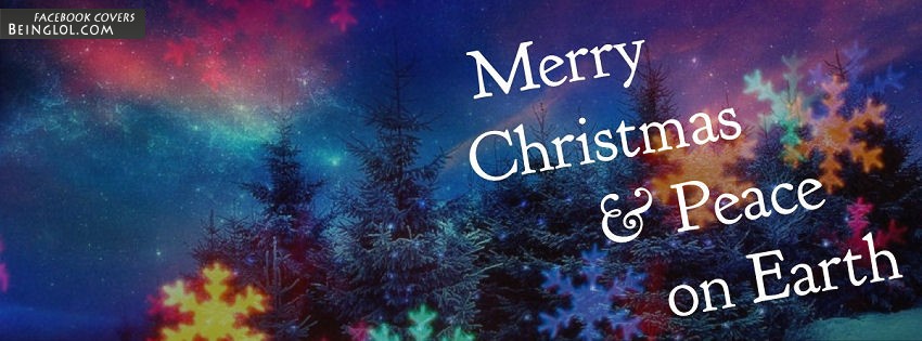Merry Christmas And Peace On Earth Facebook Covers