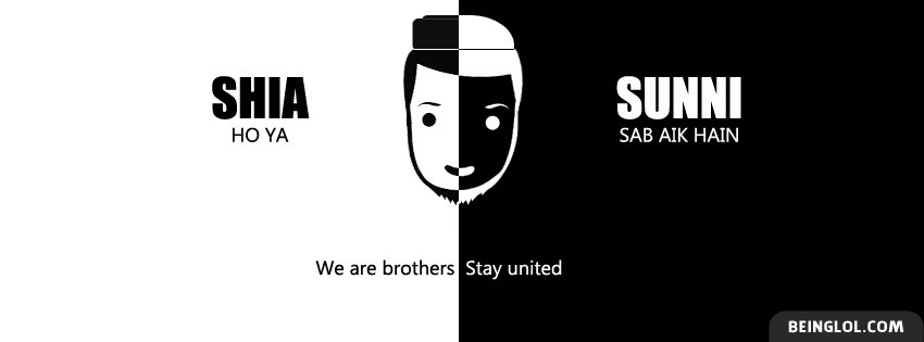 Shia Sunni Unity - Stay United Facebook Covers