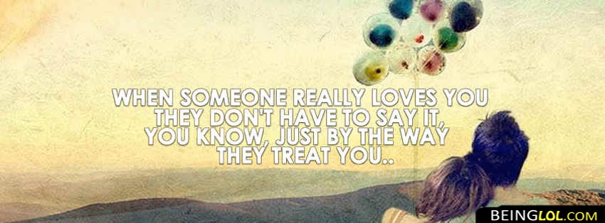 Someone Really Loves You Facebook Covers