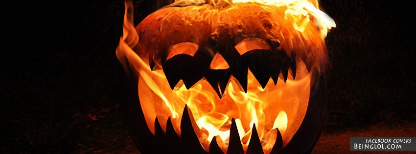 Spooky Pumpkin Facebook Covers