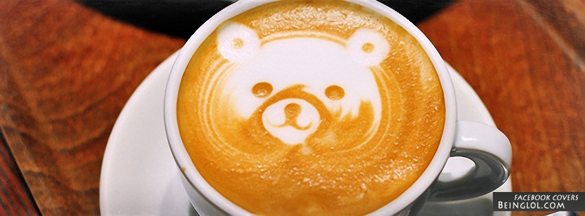 Teddy Bear Coffee Art