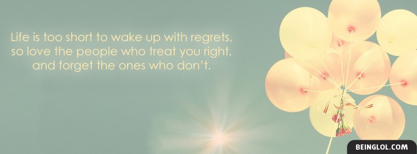 Wake Up With Regrets Facebook Covers
