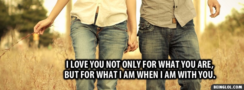 When I Am With You Facebook Covers