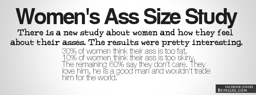 Women’s Ass Size Study Facebook Covers