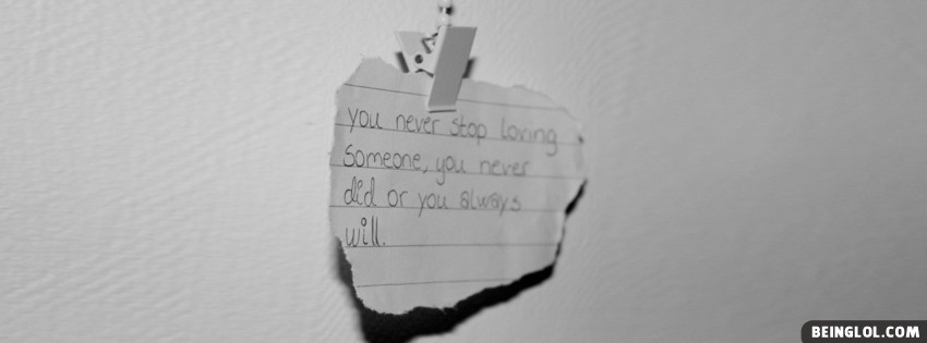 You Never Stop Loving
