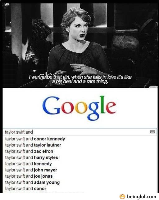  Google and Taylor Swift S Love Stories