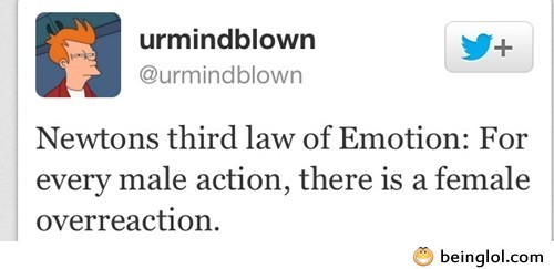 Funny Law of Emotion