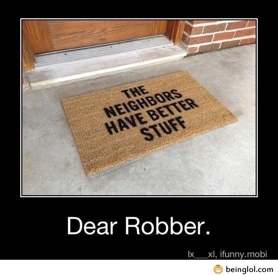 Dear Robber