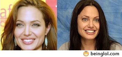 Angelina Jolie Without Makeup .