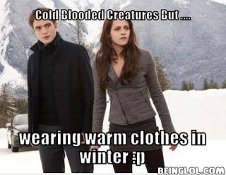 But Wearing Warm Clothes