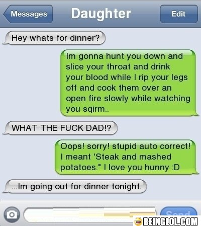 Fake Autocorrect of All Time. Xd