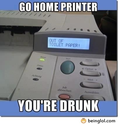 Go Home Printer!