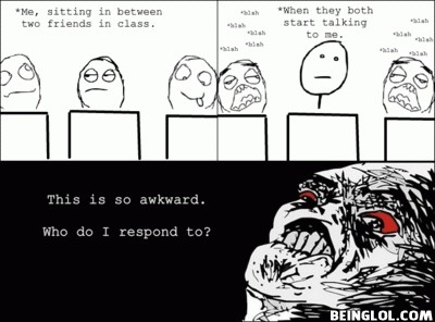 I Hate Awkward Situations Like This.