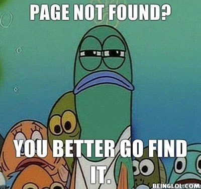 When My Browser Doesn't Find a Page