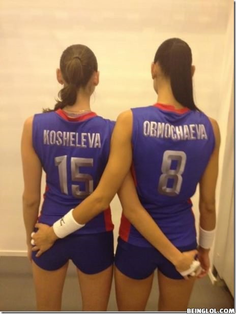 Meanwhile … the Russian Volleyball Team