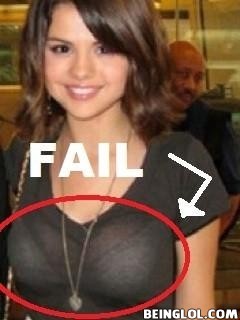 Selena Gomez Fail