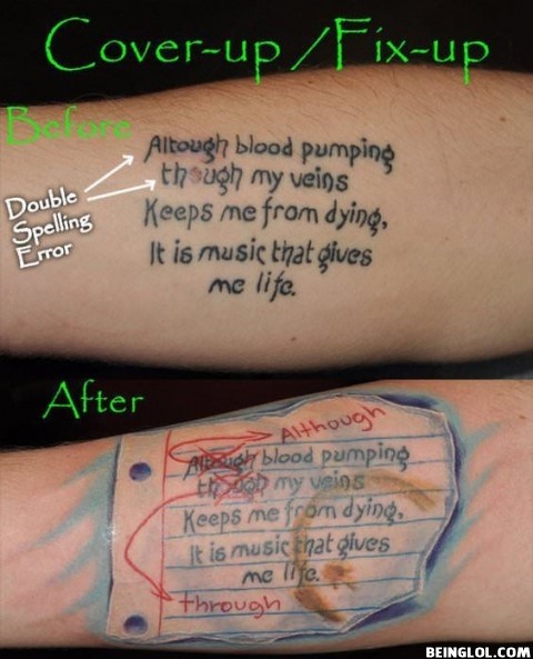 Best. Tattoo Fix. Ever!!!