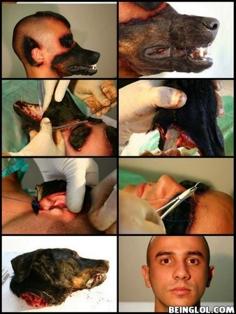 Brazilian Man Got a Dog Face by Plastic Surgery